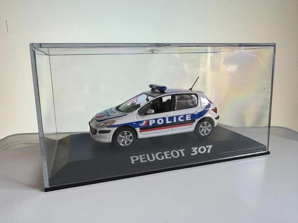 Norev Peugeot 307 police nationale française 1:43 neuf new, Hobby & Loisirs créatifs, Voitures miniatures | 1:43, Neuf, Voiture