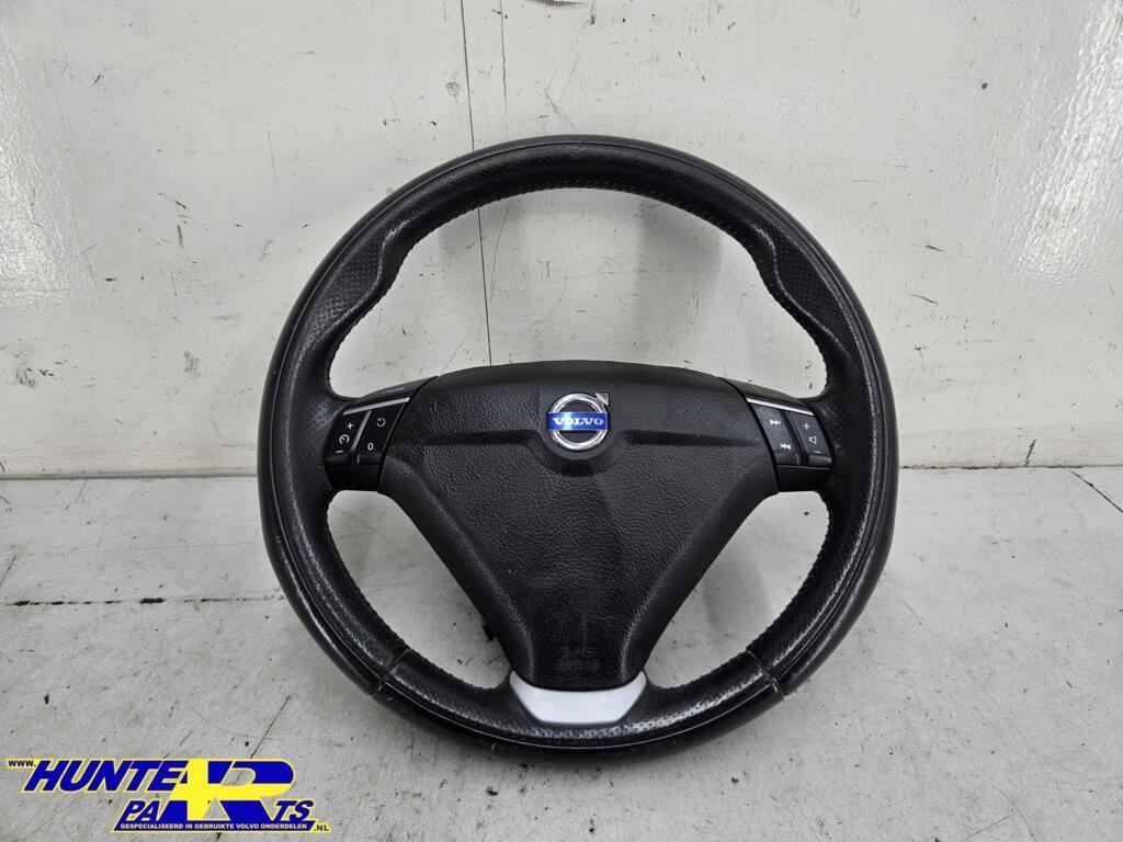 Stuurwiel zwart leder Volvo V70/S60 II ('00-'08) 30723550, Enlèvement ou Envoi, Volvo, Volvo, Utilisé
