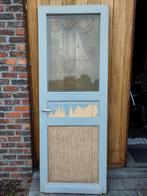 Grenen deur, Doe-het-zelf en Bouw, Deuren en Vliegenramen, Ophalen, Glas