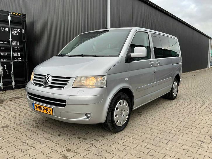 Volkswagen Transporter Multivan T5 2.5 TDI, Autos, Camionnettes & Utilitaires, Entreprise, Volkswagen, Diesel, Euro 3, Boîte manuelle