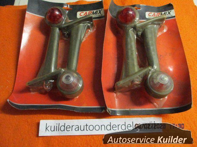Rubber breedtelicht 20cm 4stuks CARMIX 421-407130, Auto diversen, Aanhangwagen-onderdelen, Nieuw, Ophalen of Verzenden