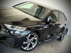 Audi A3 1.5 TFSI FULL S-LINE-1ERPRO-COCKPIT-CARPLAY-CAMERA, Achat, Entreprise, 1878 kg, Noir