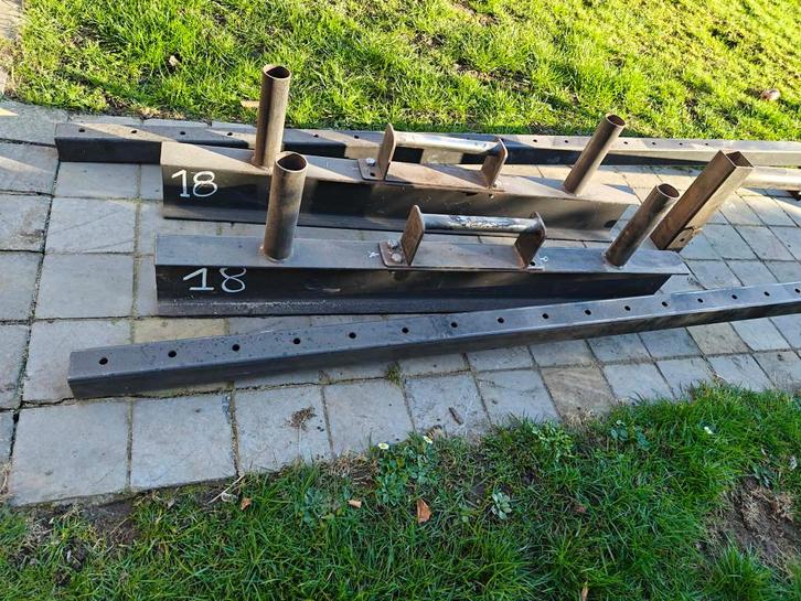 Strongman Yoke en Farmers combo, Sport en Fitness, Fitnessmaterialen, Gebruikt, Overige typen, Armen, Benen, Borst, Buik, Rug