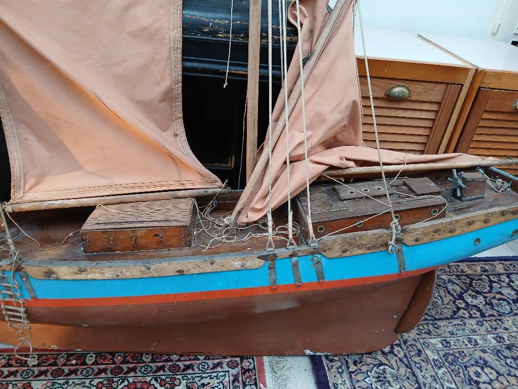 Maquette de bateau à renouveler, Antiek en Kunst, Curiosa en Brocante, Ophalen