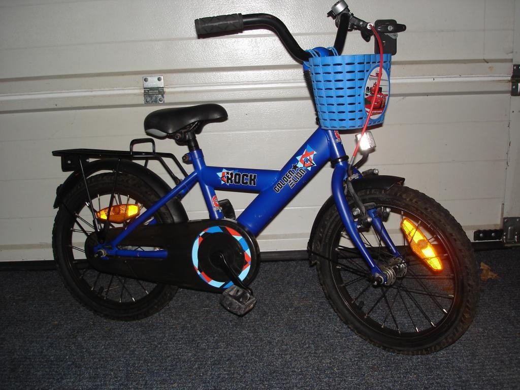 Golden Lion Rock,16 Inch Jongensfiets, Ophalen, Gebruikt, Golden Lion Rock, Handrem