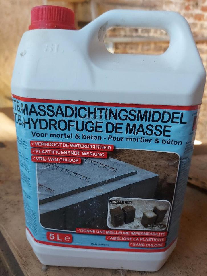 PTB Massadichtingsmiddel 5L, Doe-het-zelf en Bouw, Metselstenen, Nieuw, Beton, Ophalen