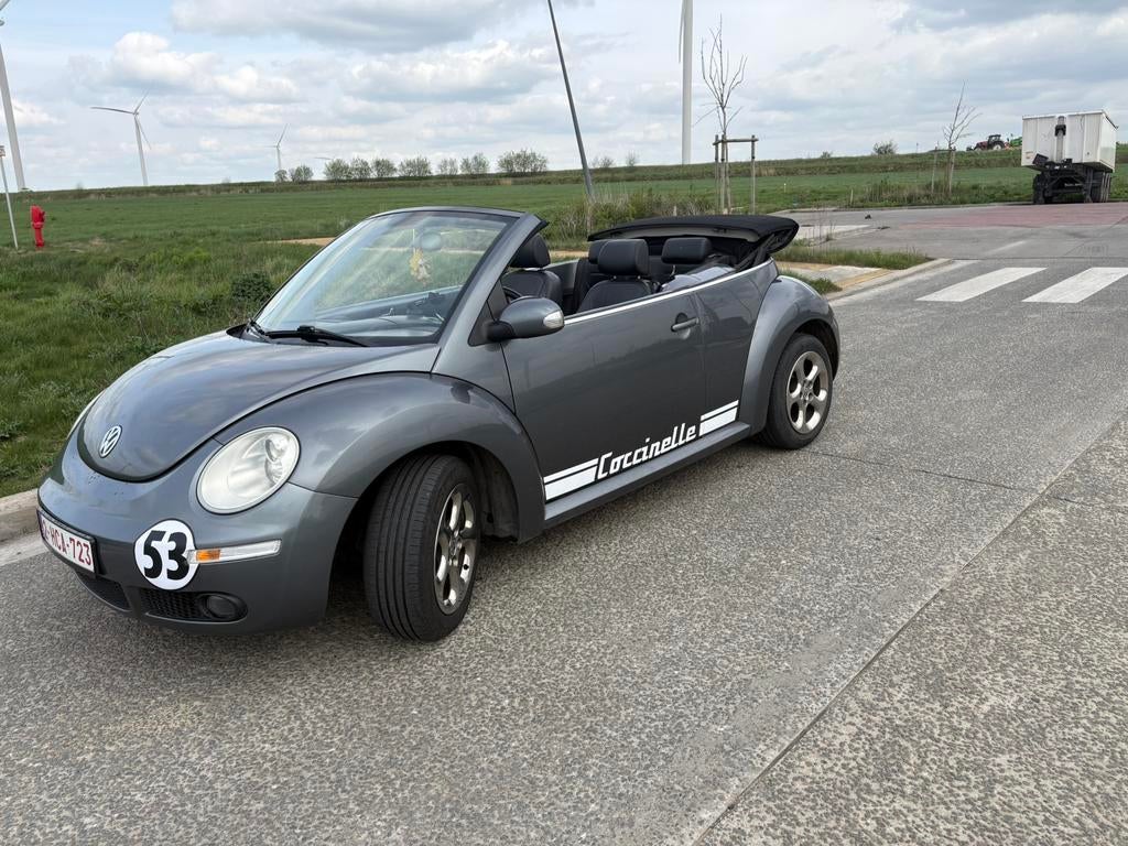 Volkswagen New beetle cabriolet 1.9 TDi, Cuir, Argent ou Gris, Achat, Cabriolet