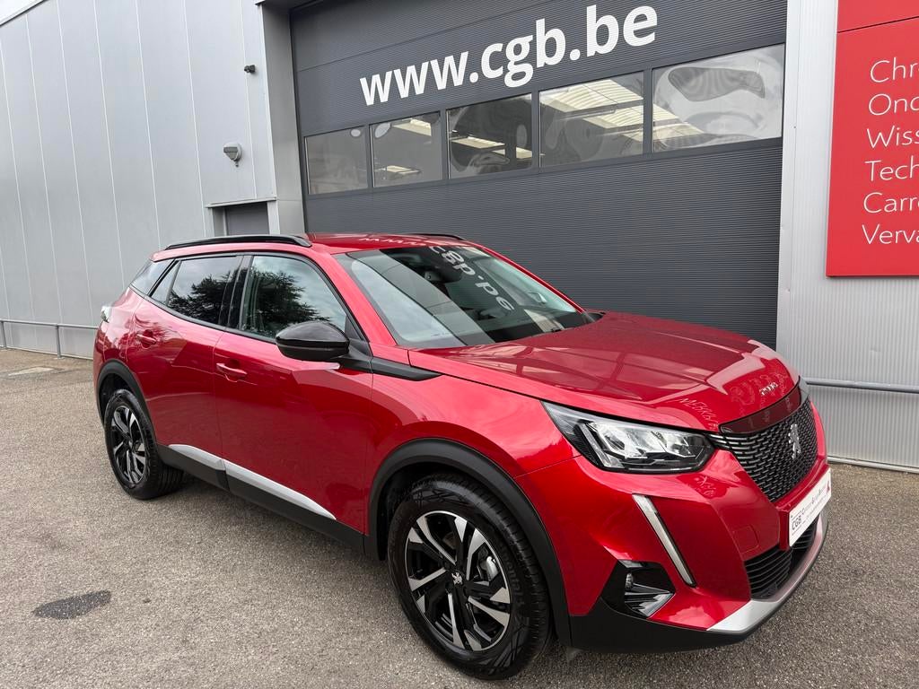 Peugeot 2008 12 ALLURE PACK 100pk als nieuw, Autos, Rouge, Achat, Euro 6, Noir