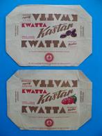 Chocolat Kwatta chocolade omslagen emballages Kastar x 2, Collections, Enlèvement ou Envoi, Utilisé, Ustensile