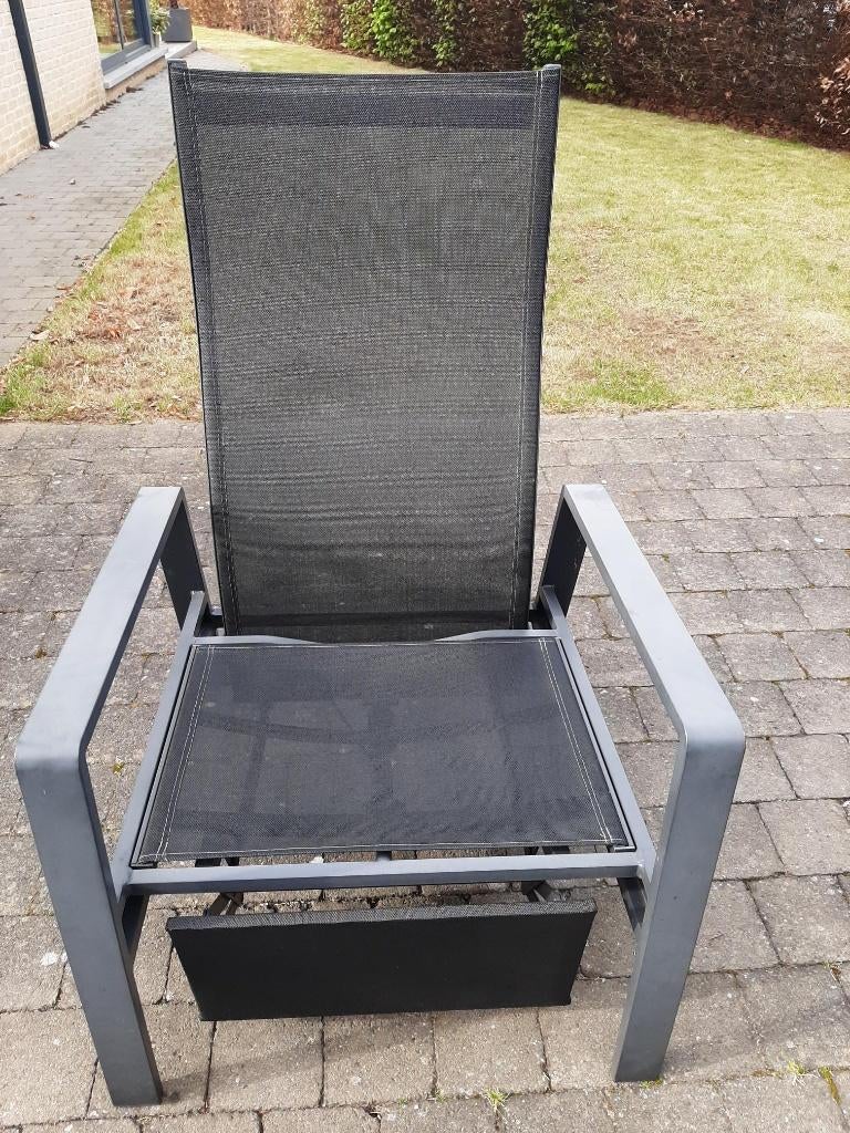 Chaise de jardin Relax avec coussin, Enlèvement, Comme neuf, Aluminium, Ajustable