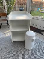 Verschoningstafel - babybox en omrander - luieremmer, Kinderen en Baby's, Ophalen, Gebruikt, Commode
