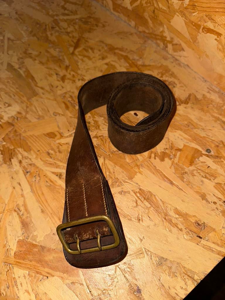 Ceinture officier FR ww2., Collections, Objets militaires | Seconde Guerre mondiale, Enlèvement ou Envoi, Armée de terre, Vêtements ou Chaussures