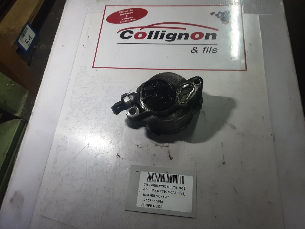 VACUUM POMPE Berlingo Cinqspace, Multispace (D1562A), Citroën, Mevr. I. Hauben, Utilisé, Rue de l'Espoir 34 34
4030  GRIVEGNÉE, BE