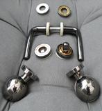 Deurbeslag bronskleurig, Ophalen of Verzenden, Gebruikt, Metaal, Binnendeur