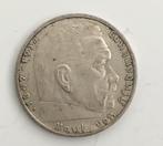 Duitse 2Mark 1937A Zilver, Postzegels en Munten, Ophalen of Verzenden, Duitsland, Losse munt, Zilver