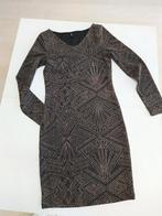 Glitter jurkje goud/ zwart maat  M, Kleding | Dames, Jurken, Ophalen of Verzenden, Zo goed als nieuw, Maat 38/40 (M), Zwart