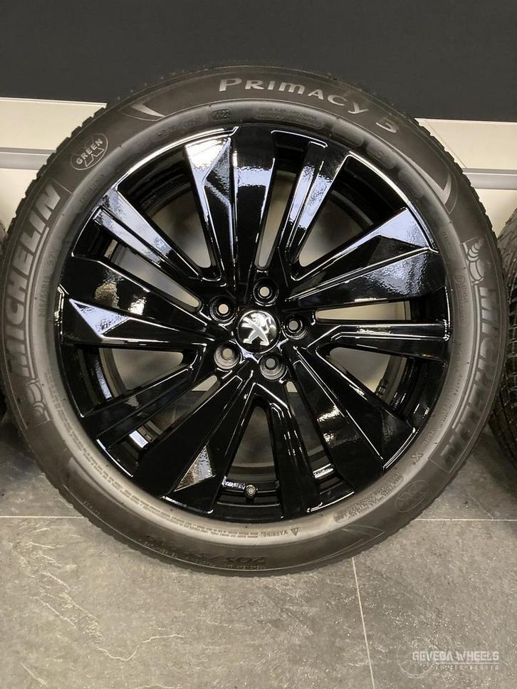 19” originele Peugeot 3008 / 5008 GT velgen + banden 5x108, Autos : Pièces & Accessoires, Pneus & Jantes, Pneus et Jantes, Pneus été