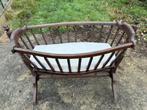 Antieke houten schommelwiegje met matras, Antiek en Kunst, Ophalen