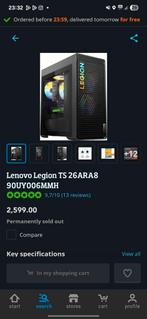 Lenovo Legion T5, Computers en Software, Ophalen, Zo goed als nieuw