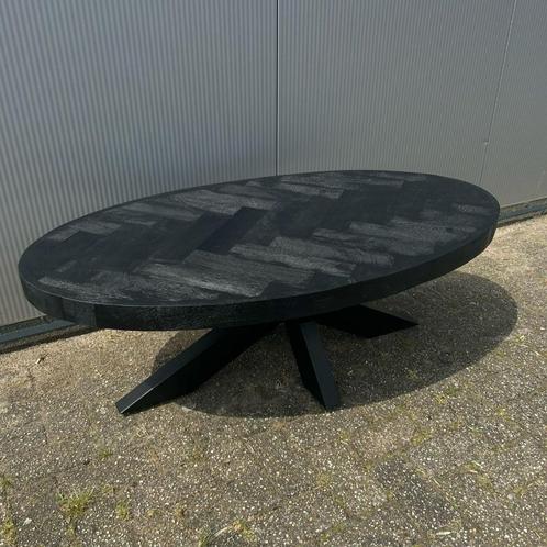 Table basse en bois de manguier 130 cm avec pied Matrix, Maison & Meubles, Tables | Tables de salon, Comme neuf, Moins de 50 cm