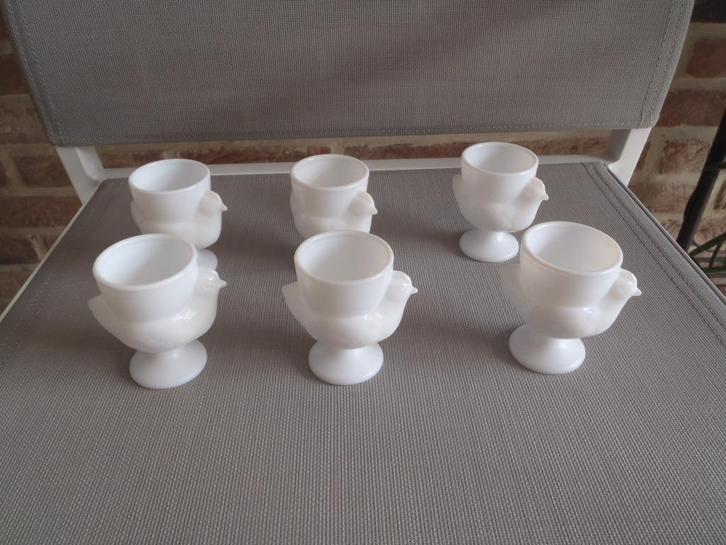 1 set van 6 kokospalmen, Huis en Inrichting, Keuken | Servies, Zo goed als nieuw, Kom(men), Ophalen of Verzenden