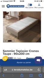 Sommier Le roi du Matelas 90x200cm, Maison & Meubles, Chambre à coucher | Matelas & Sommiers, 90 cm, Enlèvement, Sommier, 200 cm