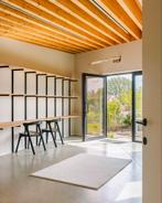 Mooie ceder houten legplanken plus zwart metalen L profiel, Huis en Inrichting, Woonaccessoires | Wandplanken en Boekenplanken