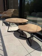 Salontafels natural set van 2, Huis en Inrichting, Ophalen, 50 tot 100 cm, Rond, 50 tot 100 cm