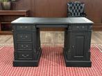 Klassiek Engels bureau zwart #531, Huis en Inrichting, Bureaus, Ophalen of Verzenden, Zo goed als nieuw, Bureau