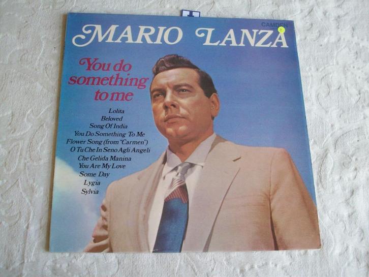 vinyl lp mario lanza, Cd's en Dvd's, Vinyl | Rock, Zo goed als nieuw, 12 inch, Ophalen of Verzenden