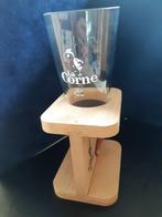 Glazen drinkhoorn "Corne", Ophalen of Verzenden, Zo goed als nieuw, Glas of Glazen, Overige merken