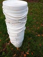 Emmers van mayonaise met deksel, Huis en Inrichting, Ophalen, Gebruikt