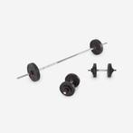 Halterset 50kg, Sport en Fitness, Fitnessmaterialen, Ophalen, Zo goed als nieuw, Benen, Halterset