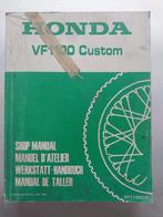 Werkplaatshandboek Honda VF1100 Costom editie 1983, Verzenden, Honda