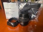 Objectif Panasonic LUMIX 45mm f 2.8, TV, Hi-fi & Vidéo, Comme neuf, Lentille standard