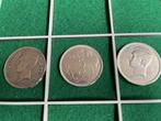 3 munten van 5 frank, 2 x Albert en 1 x Leopold III, Ophalen of Verzenden