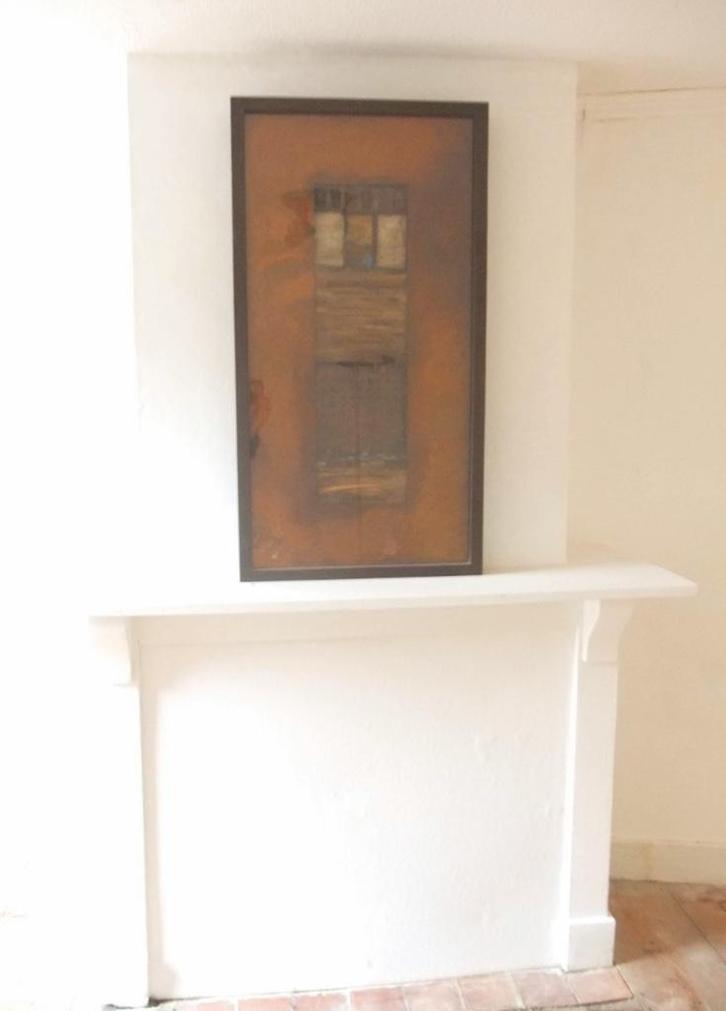 Compositie - letterbak - Marcel Hubin, Antiek en Kunst, Kunst | Schilderijen | Modern, Ophalen