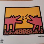 Litho Keith Haring,  dogs, Antiquités & Art, Art | Lithographies & Sérigraphies, Enlèvement ou Envoi