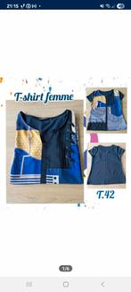 T-shirt MC pour femme-T.42, Vêtements | Femmes, T-shirts, Enlèvement ou Envoi, Porté, Taille 42/44 (L), Manches courtes