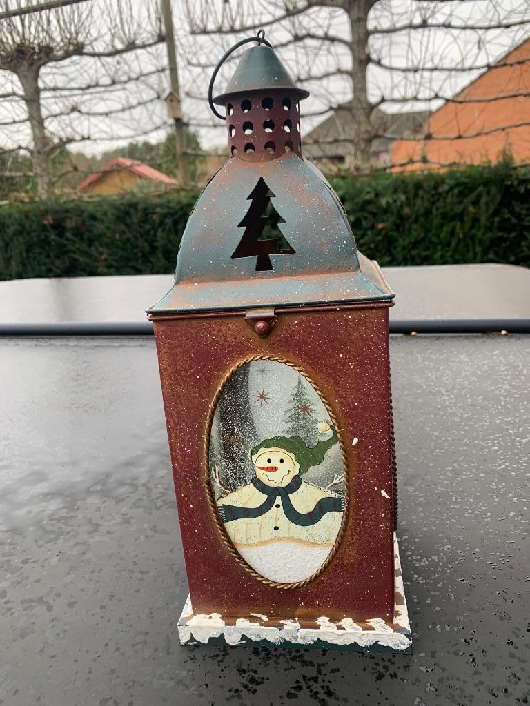 Kerstlantaarn 39 cm hoog, Ophalen, Zo goed als nieuw