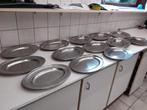 Lot (13)  inox schotels, rvs schalen, Ophalen, Zo goed als nieuw, Schaal of Schalen