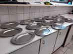 Lot (13)  inox schotels, rvs schalen, Huis en Inrichting, Keuken | Servies, Ophalen, Zo goed als nieuw, Schaal of Schalen