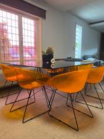 Tafel met 6 stoelen, merk Pedrali, Huis en Inrichting, Ophalen, Gebruikt