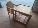 Houten tafel/eetstoel, Ophalen, Gebruikt