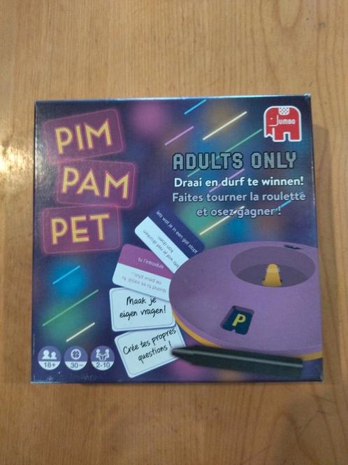 Jumbo - Pim Pam Pet: Adults only, Hobby en Vrije tijd, Gezelschapsspellen | Kaartspellen, Zo goed als nieuw, Een of twee spelers