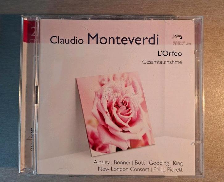 2cd. Monteverdi.  L'orfeo. (L'oiseau- Lyre)., Cd's en Dvd's, Cd's | Klassiek, Zo goed als nieuw, Ophalen of Verzenden