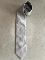 Gereserveerde grijze zijden pied-de-poule stropdas, Reserved, Grijs, Met patroon, Zo goed als nieuw