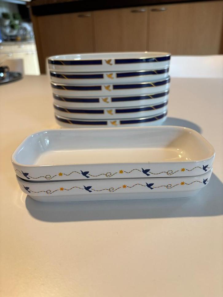 SABENA porseleinen schaaltjes/René Magritte, Verzamelen, Sabenasouvenirs, Ophalen of Verzenden