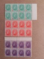 België 129/31 ** Koning Albert I tvv Rode kruis, Frankeerzegel, Ophalen of Verzenden, Zonder stempel, Postfris