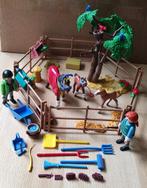 playmobil paarden in omheinig, Kinderen en Baby's, Ophalen of Verzenden, Gebruikt